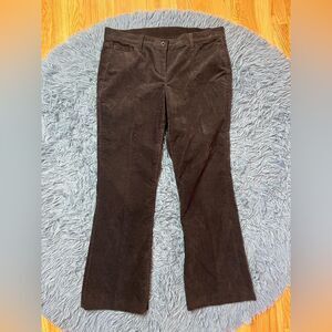 W by Worth Chocolate Brown Corduroy Pants Size 8